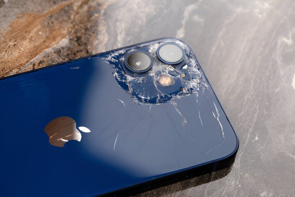 Cracked iPhone